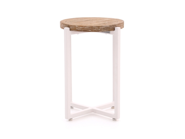 Apple Bee Milou Kaffeetisch Wei� Teak 34cm