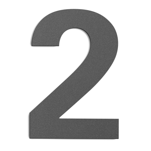CMD Hausnummer gro� 2 anthrazit
