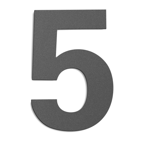 CMD Hausnummer gro� 5 anthrazit