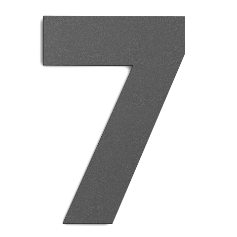 CMD Hausnummer gro� 7 anthrazit