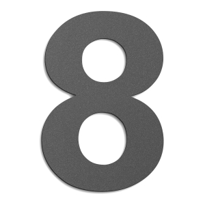 CMD Hausnummer gro&szlig; 8 anthrazit