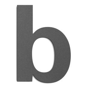 CMD Hausnummer gro&szlig; b anthrazit