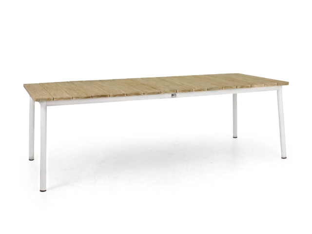 Apple Bee Milou Tisch Teak wei� 240cm