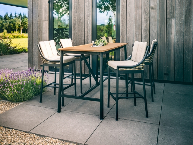 Apple Bee Milou Barstuhl, Schwarz