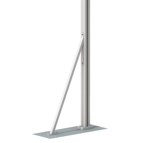 System Sturmanker silber 2898, H�he 117cm