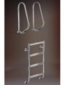 Ideal Geteilte Leiter mit 2 Griffb&ouml;gen Tina Modell 04, 4-stufig