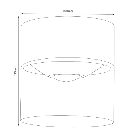 LCD Deckenleuchte 5069 Wei�