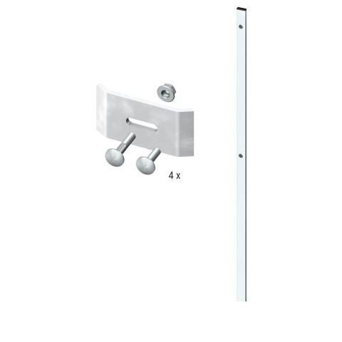 Gabionen-Zaun-Adapter Set 601 - L�nge: 192cm