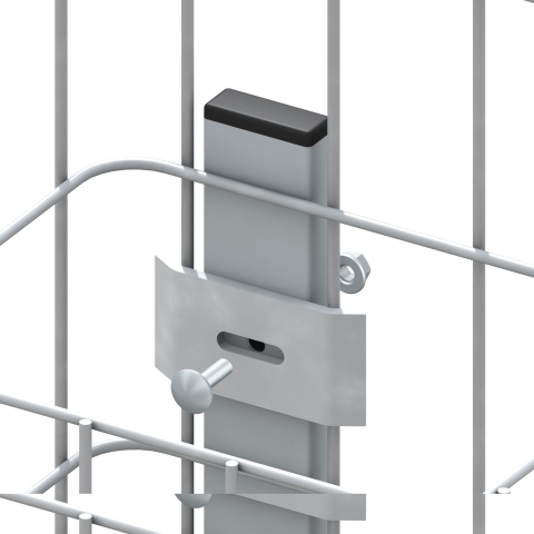 Gabionen-Zaun-Adapter Set 600 - L�nge: 105cm