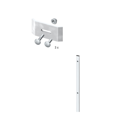Gabionen-Zaun-Adapter Set 600 - L�nge: 105cm
