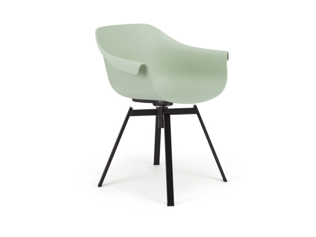 Niehoff Tulip Schalensessel 7072-04 drehbar pastell gr�n