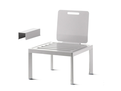 Sieger Lugo Lounge-Basis Aluminium graphit ohne Kissen