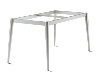 Sieger Loft Tischgestell Aluminium Rundrohr graphit, 140 x 70cm
