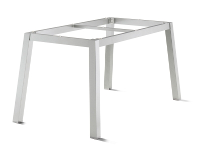 Sieger Loft Tischgestell Aluminium-Quadratrohr graphit, 140x70cm