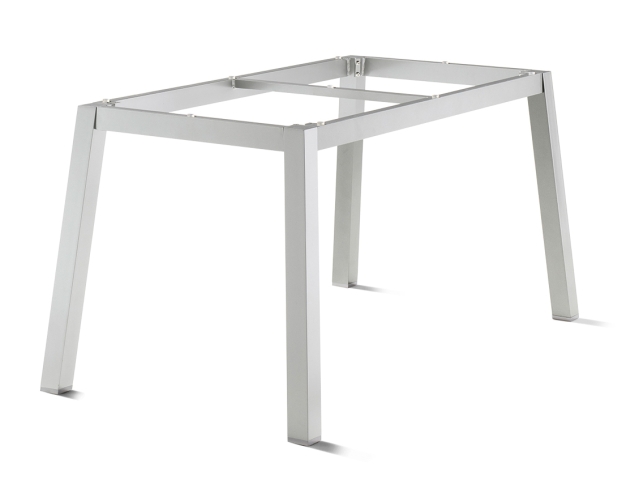 Sieger Loft Tischgestell Aluminium-Quadratrohr graphit, 140x70cm