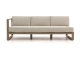 Apple Bee Antigua Loungesofa 3-Sitzer, Armlehne rechts aus Teakholz coastal ca. 193cm