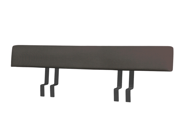 Zebra Quadux Alu R�ckenkissen 140cm turmalin grey