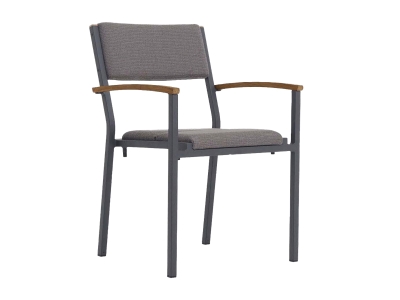 Zebra Quadux Alu Sessel turmalin grey