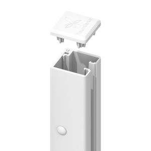 System U-Klemmprofil 4605, wei&szlig; - 105cm