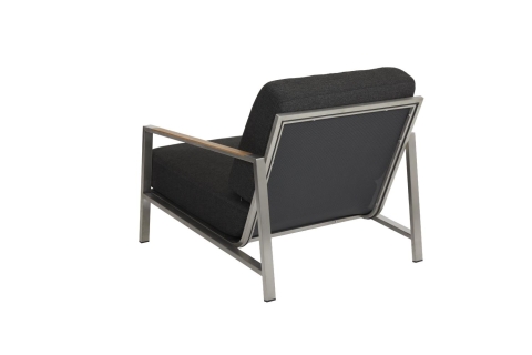 Brafab Naos Loungesessel, Edelstahlgestell inkl. Polster