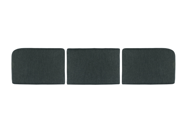 Niehoff Kubu R�ckenkissen Southern anthrazit, 3er Set, 60x40cm