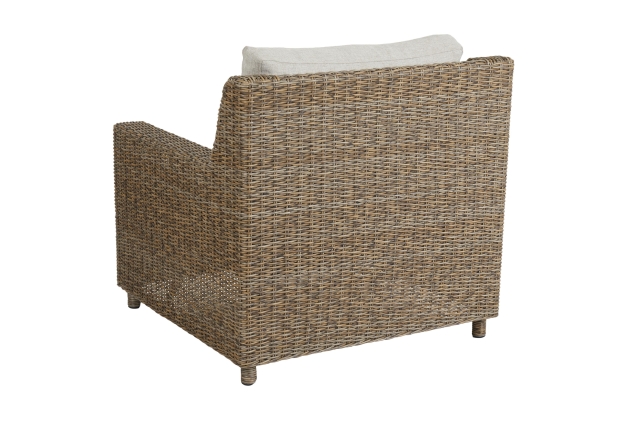 Brafab Sandkorn Loungesessel Geflecht natur, inkl. Kissen