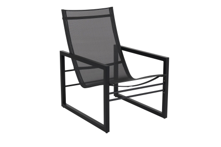 Brafab Vevi Loungesessel Aluminium schwarz
