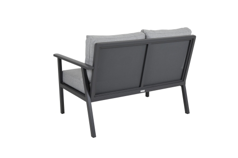 Brafab Samvaro Lounge-Abschlussmodul-Set 120cm anthrazit/pearl grey