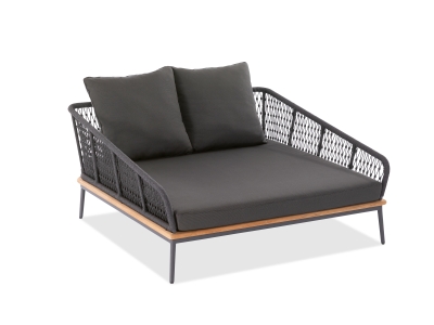 Niehoff Freeport Daybed-Sonnenbett inkl. Auflagen, Gestell Aluminium 147,5x144cm Niehoff Freeport Daybed-Sonnenbett inkl. Auflagen, Gestell Aluminium 147,5x144cm