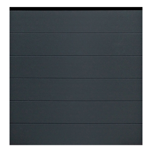 GroJa BasicLine Steckzaun-Set anthrazit-anthrazit 180x180cm