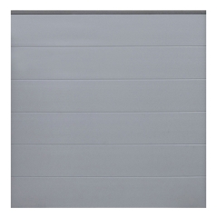 Silbergrau Anthrazit-Abschlussprofil Anthrazit