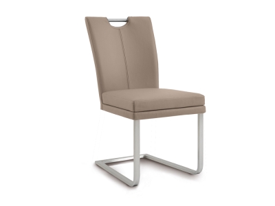 Niehoff Colorado Schwingstuhl 151, Flachstahl, Microfaser Atlantis sand