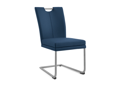 Niehoff Colorado Schwingstuhl 651, Rundrohr, Leder atlantic