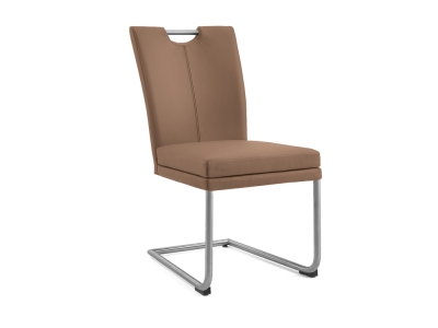 Niehoff Colorado Schwingstuhl 651, Rundrohr, Microfaser Nirvana braun