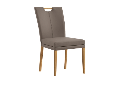 Niehoff Colorado Stuhl 751, Wildeiche, Microfaser Nirvana schlamm