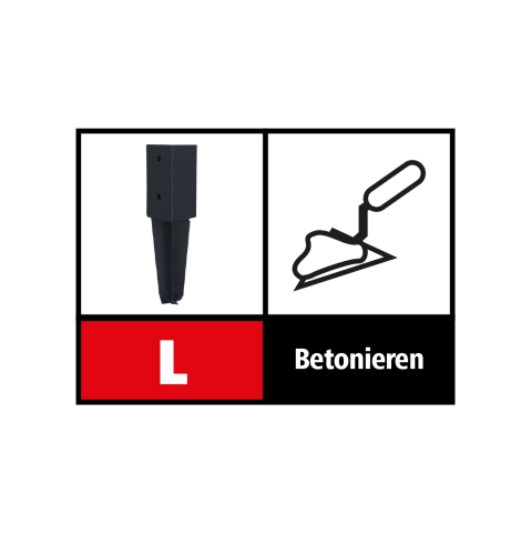 Suki Pfosten Bodenh�lse mit Dolle 91x200mm