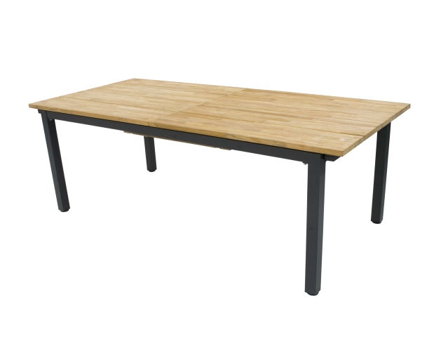 Zebra Hudson Ausziehtisch 170-240 x 100cm aus Teakholz geb�rstet