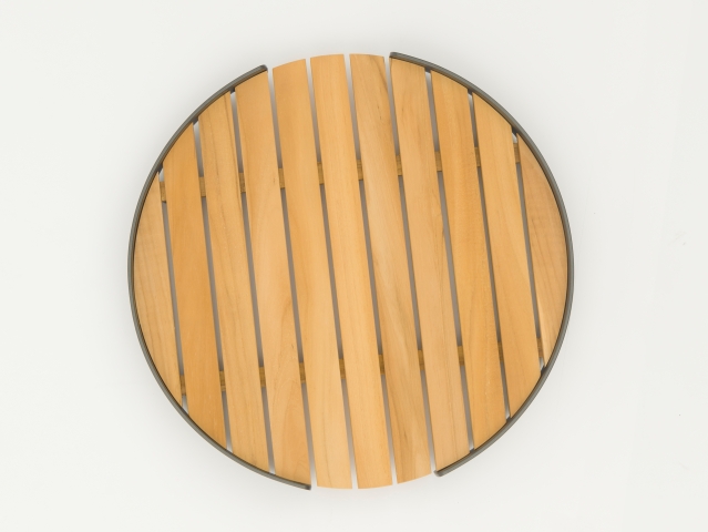 Zebra Trolley Beistelltisch auf Rollen Aluminium graphit 45x51x70,6cm