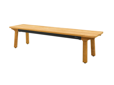 Zebra Lenyx Sitzbank 180x44cm Teakholz