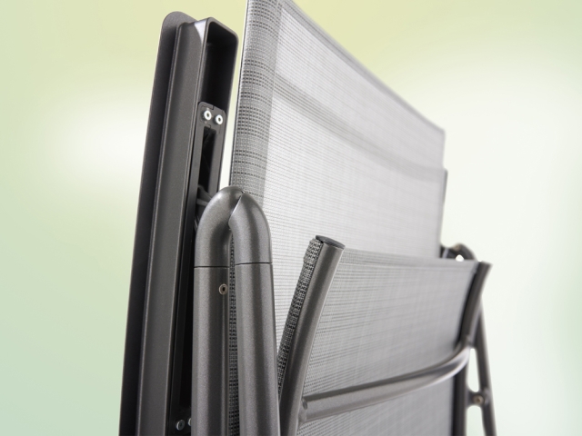 Sieger Sirio Klappsessel, Aluminium graphit