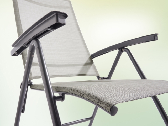 Sieger Sirio Klappsessel, Aluminium graphit