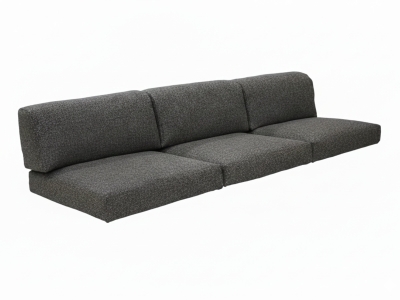 Zebra Belvedere 3-Sitzer Kissen-Set 3648 Tuva tweed grey