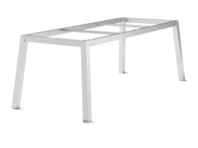 Sieger Tischgestell Aluminium Quadratrohr graphit 200x80cm