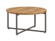 Apple Bee Condor Loungetisch 74cm Alu taupe mit Teakplatte
