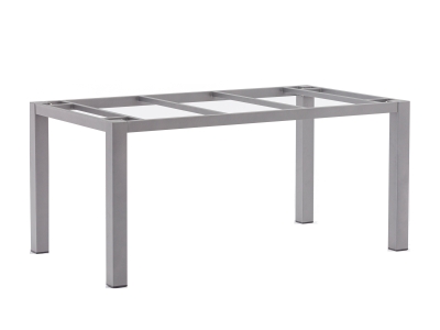 Zebra Alus Tischgestell 160x90cm elegance grey ohne Tischlplatte