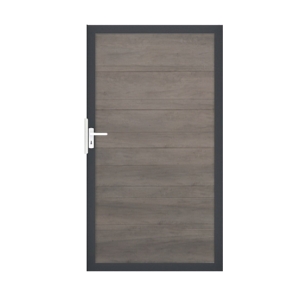 Groja BasicLine Steckzaun Universal Tor 100x180cm Monument Oak DB703