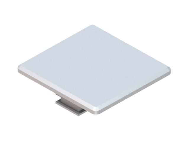 System Ersatz-Pfostenkappe E1025 gro� f�r Klemmposten silber