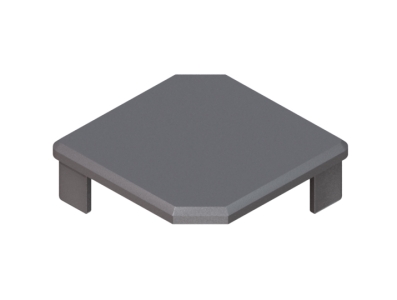 System Ersatz-Pfostenkappen 2er-Set 2508 f&uuml;r Eck-Klemmposten