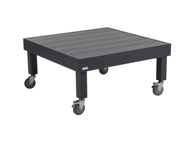 Brafab Ambon Kaffeetisch 89x89cm mit Rollen