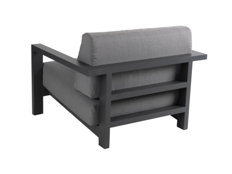 Brafab Amesdale Loungesessel Aluminium anthrazit inkl. Kissen